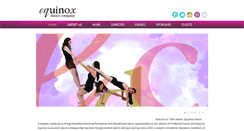 Desktop Screenshot of equinoxdance.org